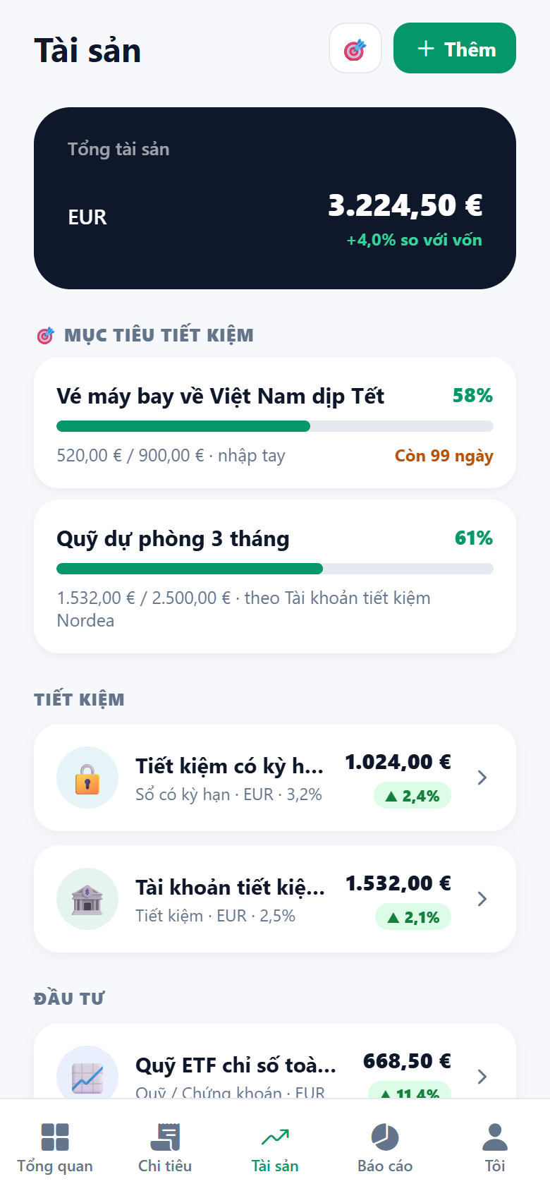 Wallet — báo cáo